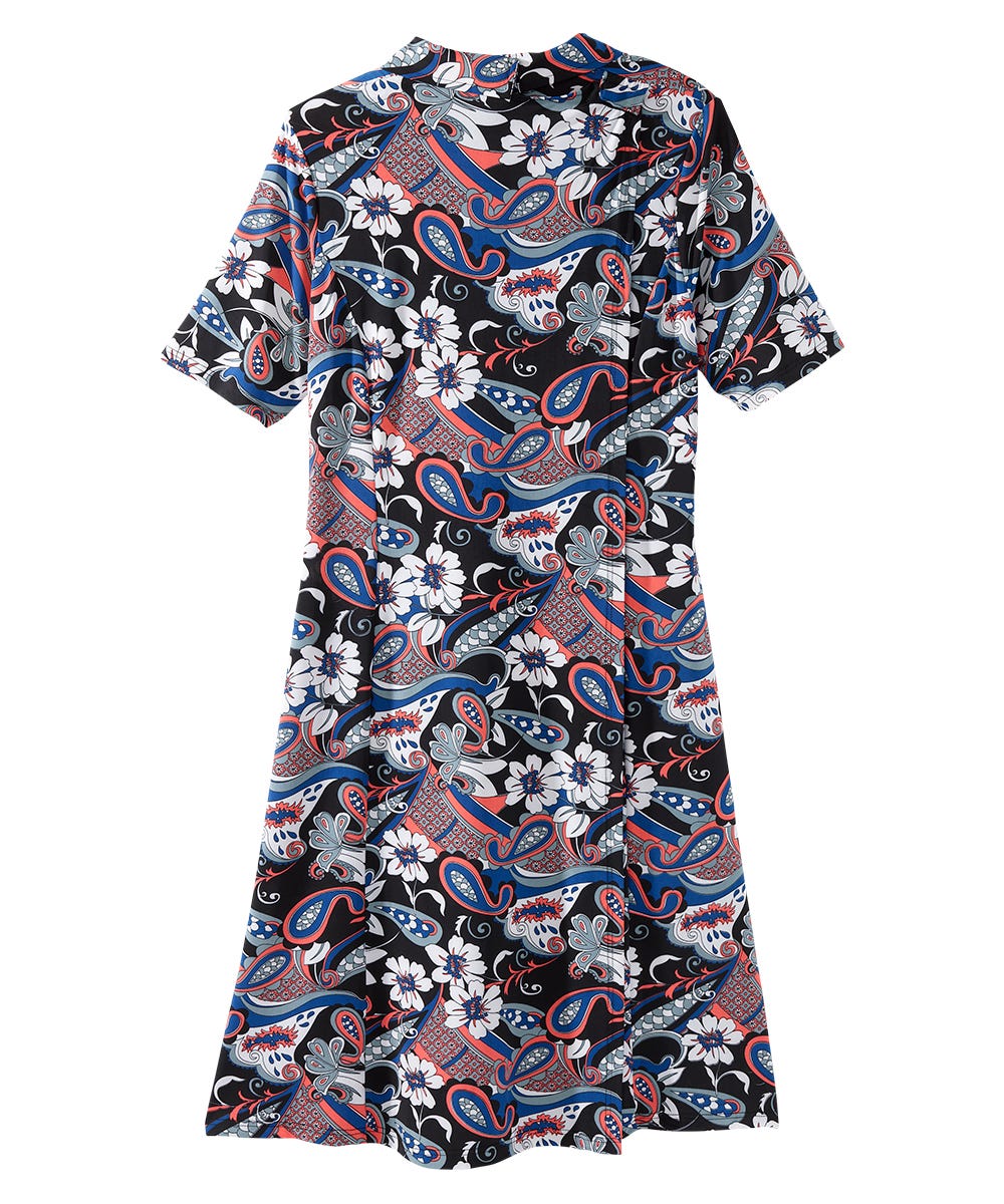 Women's Open Back Collared Dress - Clearance