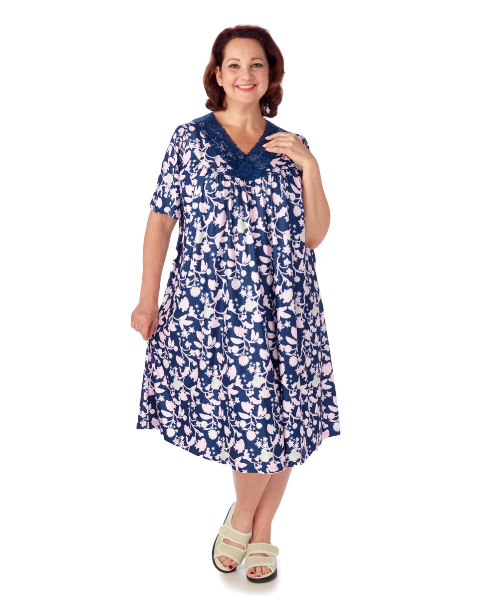 Women's Buttery Soft Easy-On Lounge Dress/ Nightgown