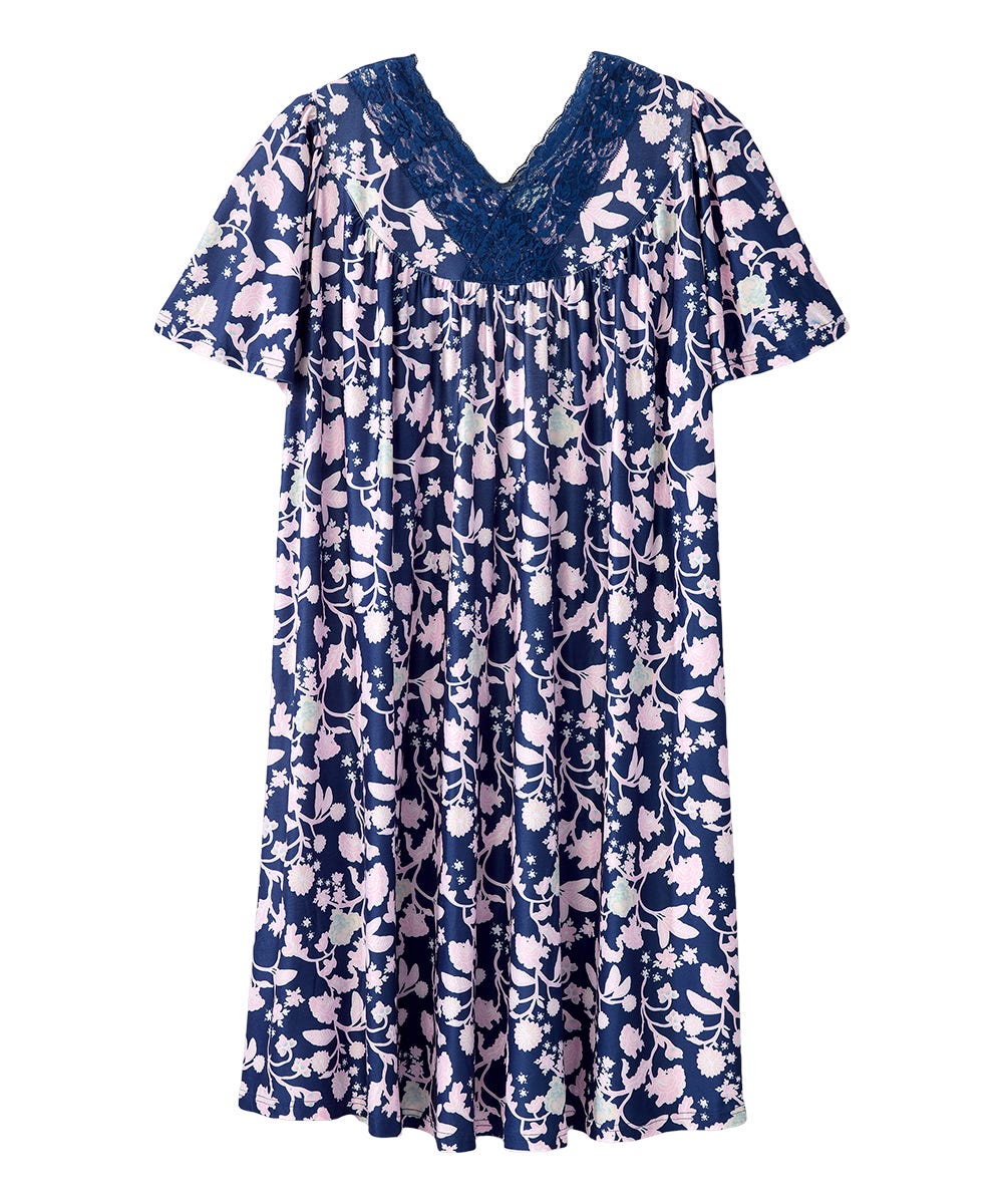 Women's Buttery Soft Easy-On Lounge Dress/ Nightgown