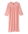 Women's Open Back Waffle Knit Nightgown