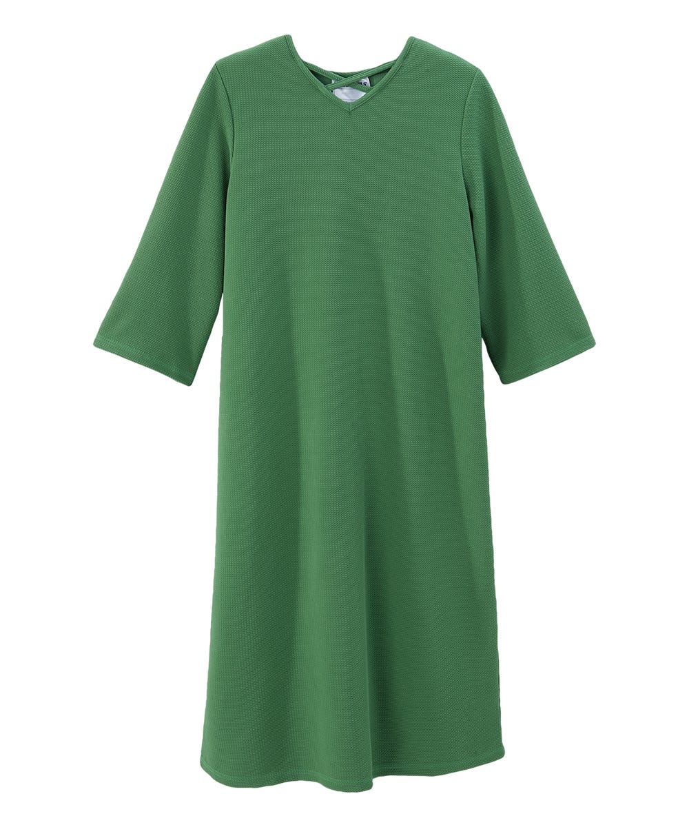 Women's Open Back Criss Cross Neck Dress