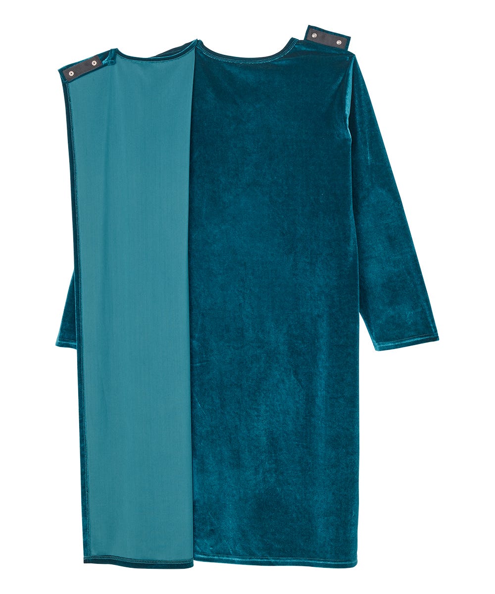 Women's Open Back Velvet Dress