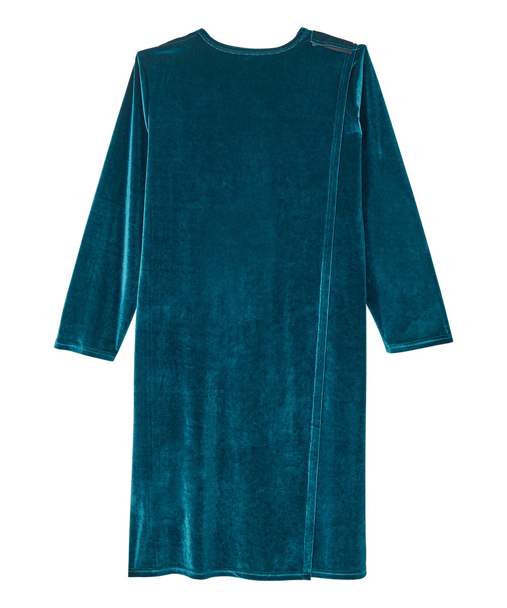 Women's Open Back Velvet Dress