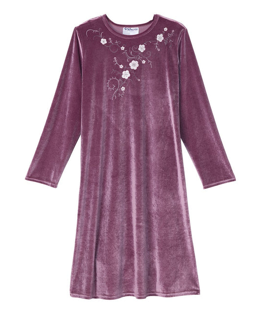 Women's Open Back Velvet Dress