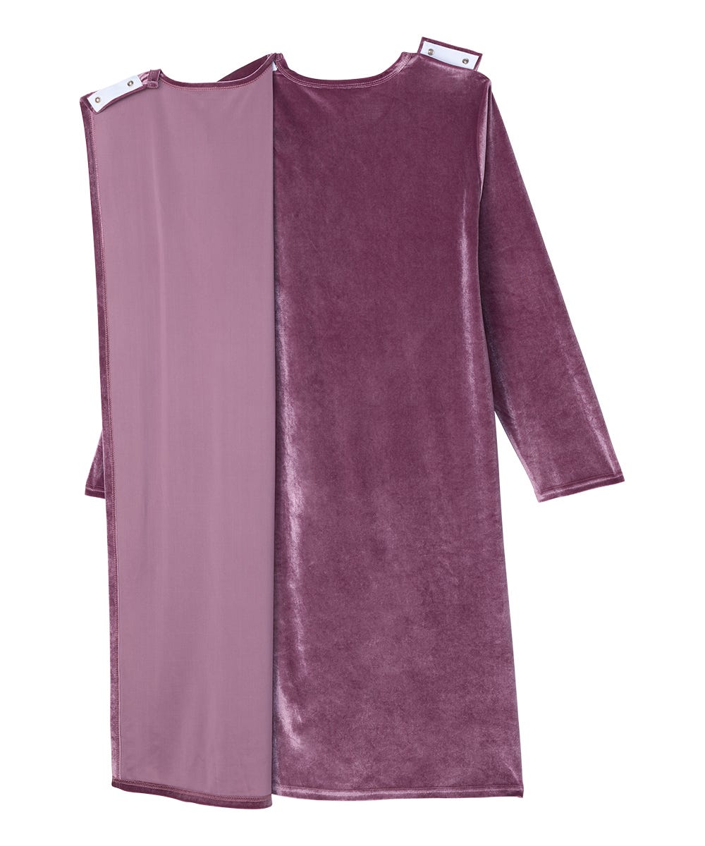 Women's Open Back Velvet Dress