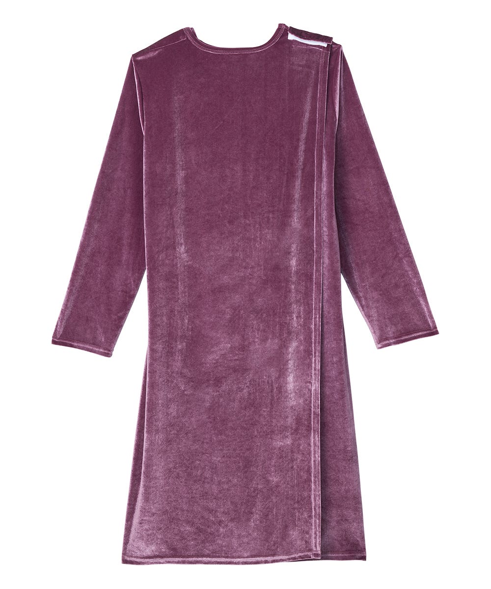 Women's Open Back Velvet Dress