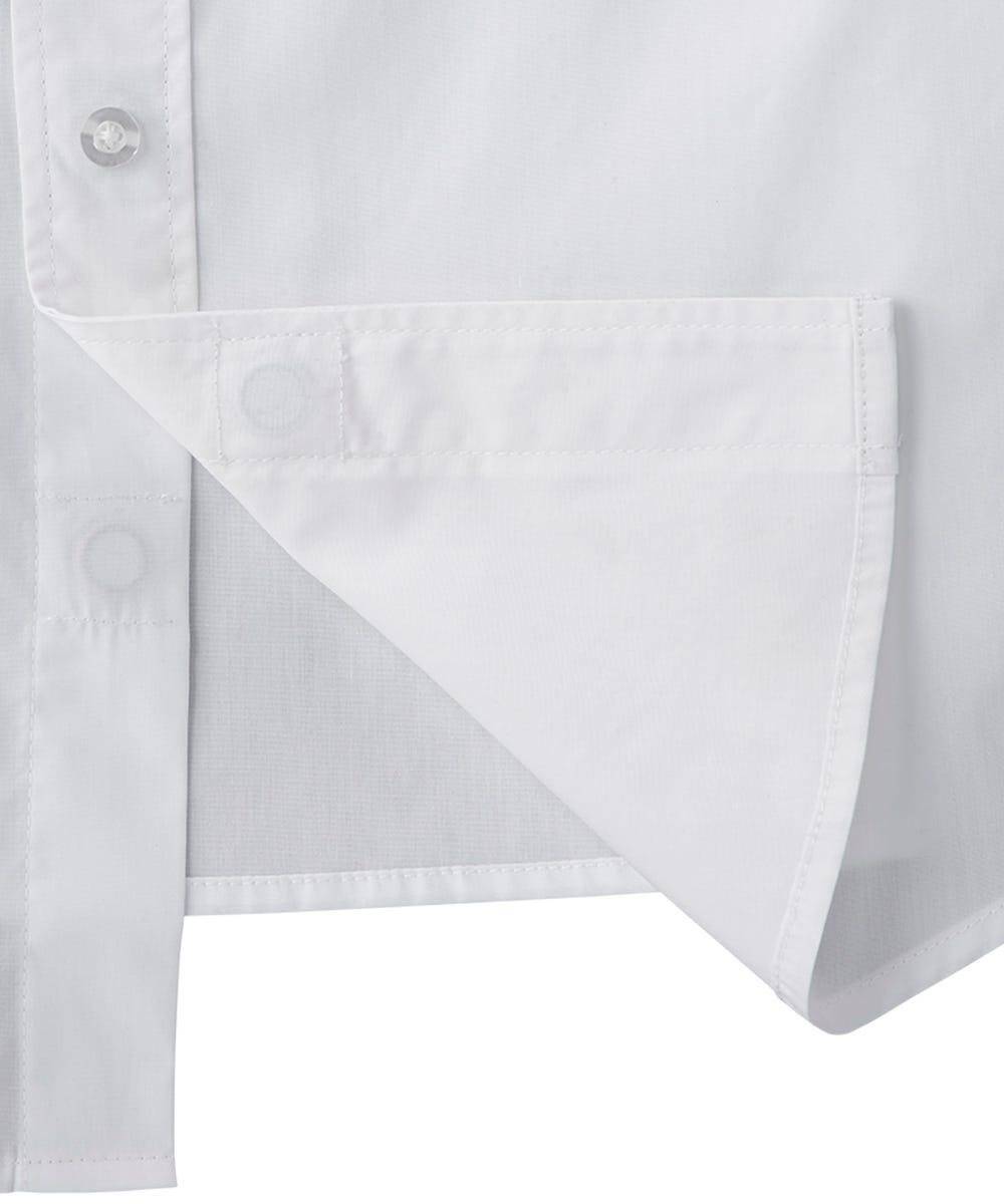 Magnetic Buttons Mens Short Sleeve Shirt