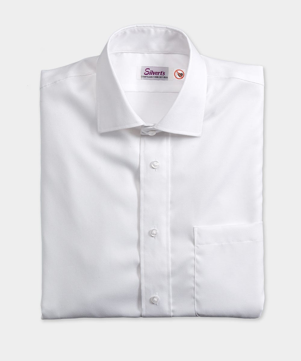 Magnetic Buttons Mens Short Sleeve Shirt