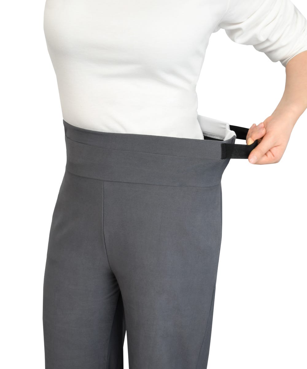 Women's Easy Grip Wide Leg Pull-On Pants - Clearance