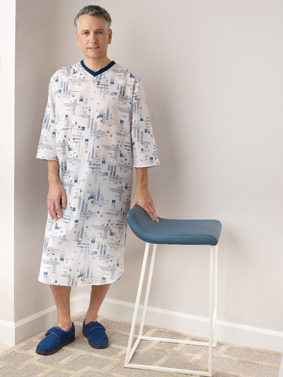 Poly-Cotton Hospital Gowns for Men - Clearance