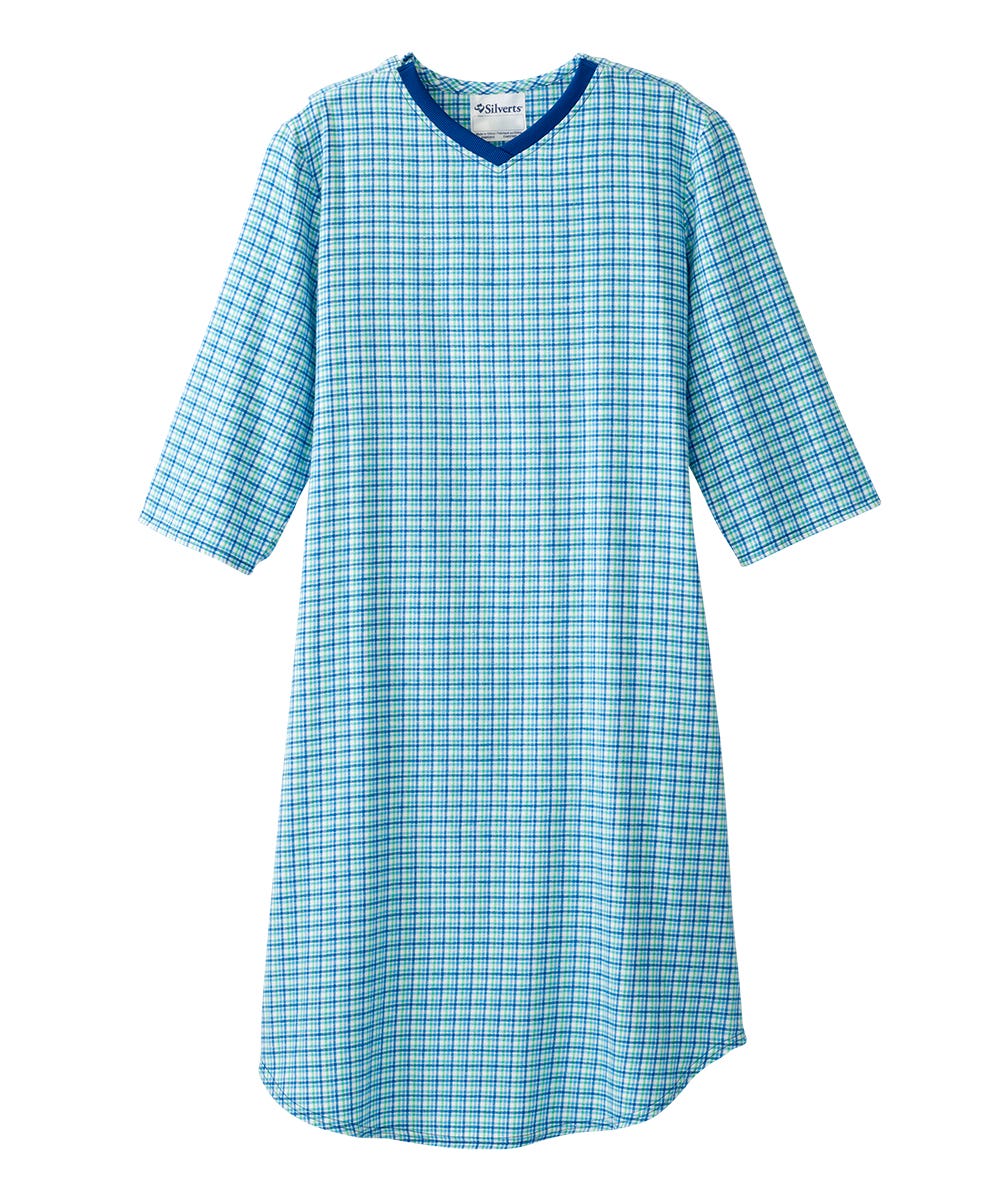 Men's Flannel Hospital & Home Care Gown