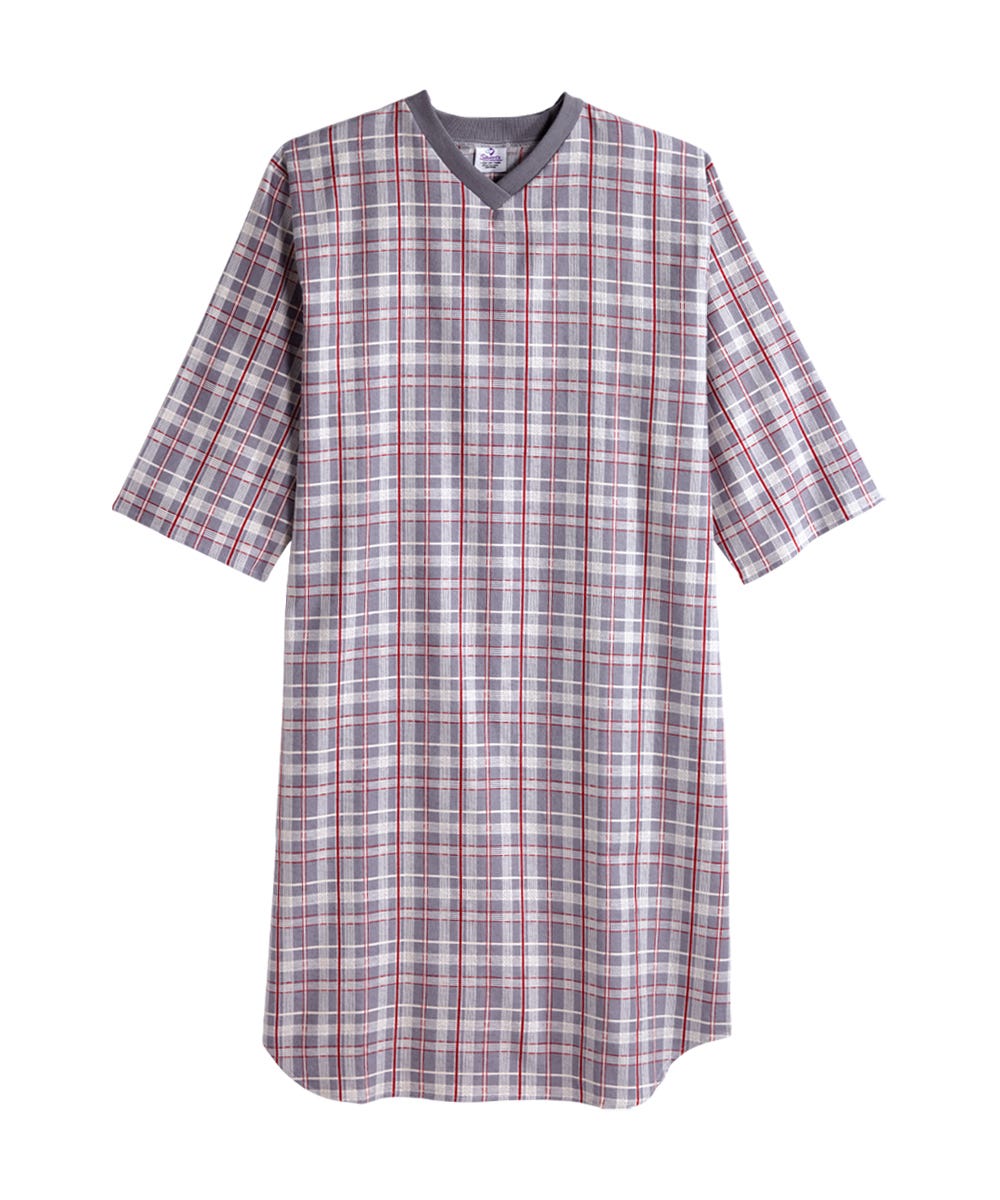 Men's Flannel Hospital & Home Care Gown