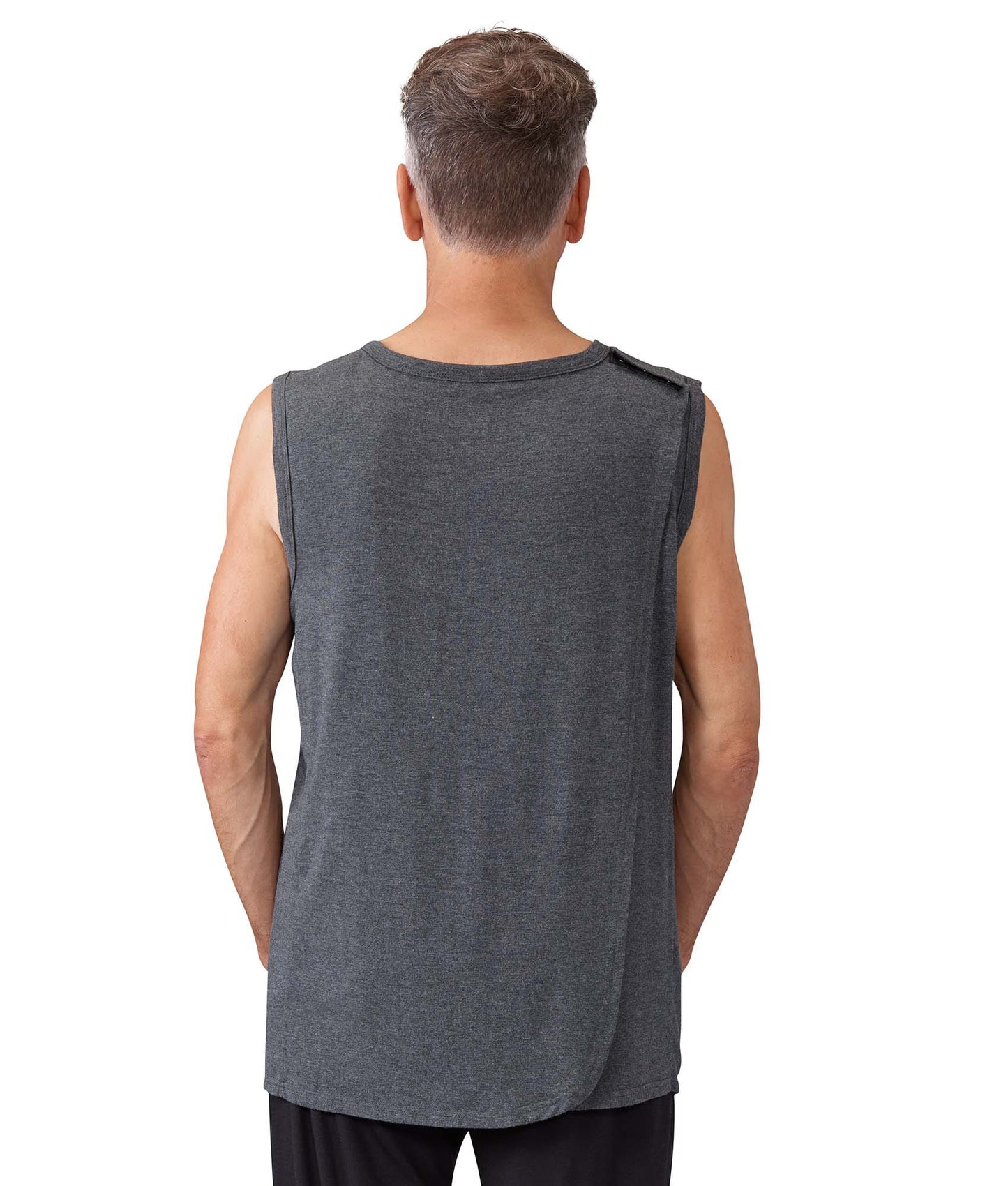 Mens Soft Modal Open Back Undervest - Clearance