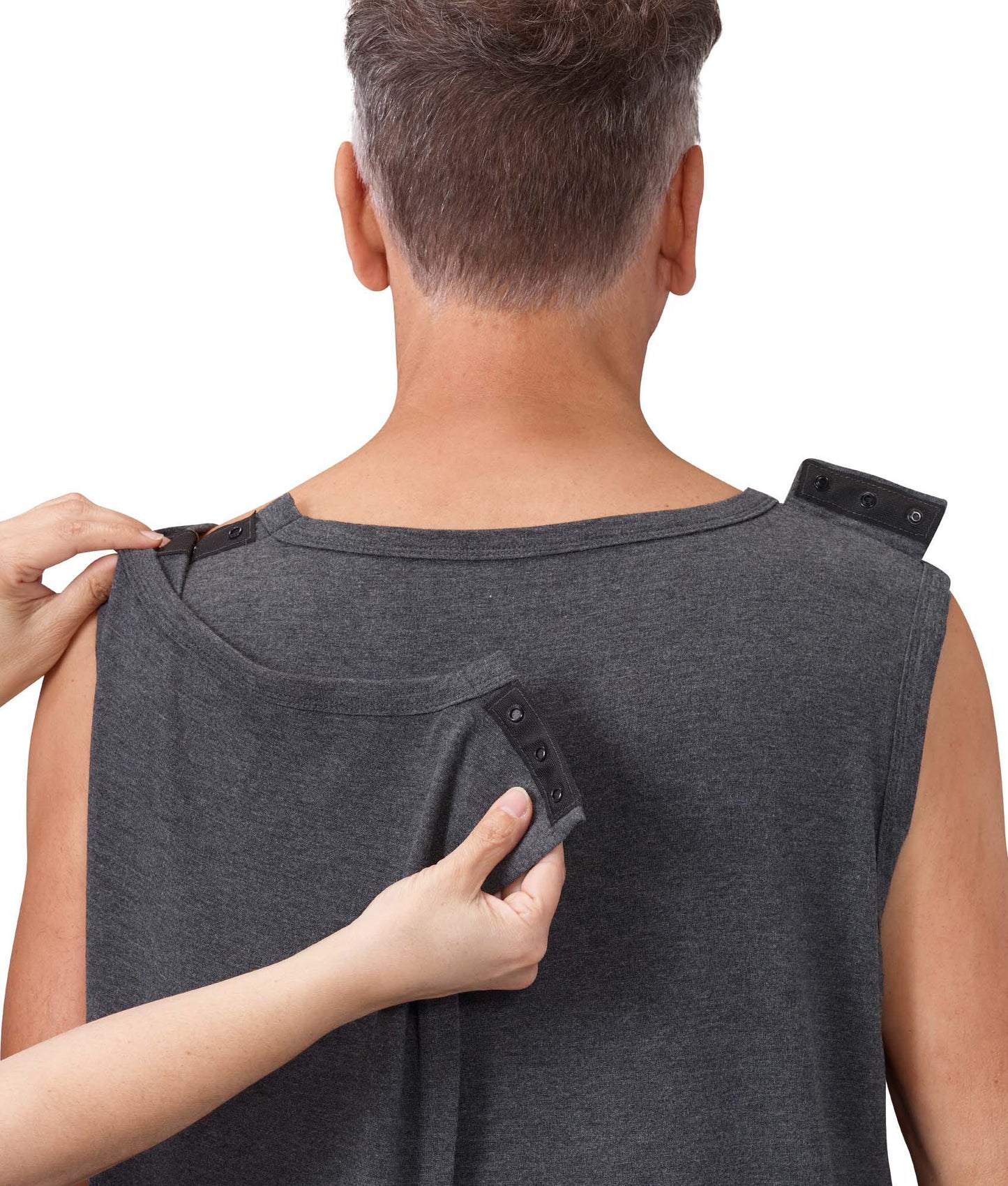 Mens Soft Modal Open Back Undervest - Clearance