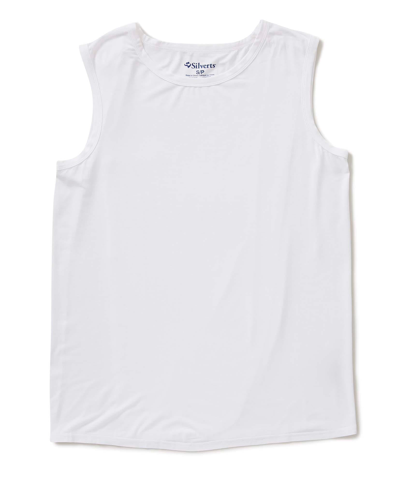 Mens Soft Modal Open Back Undervest - Clearance