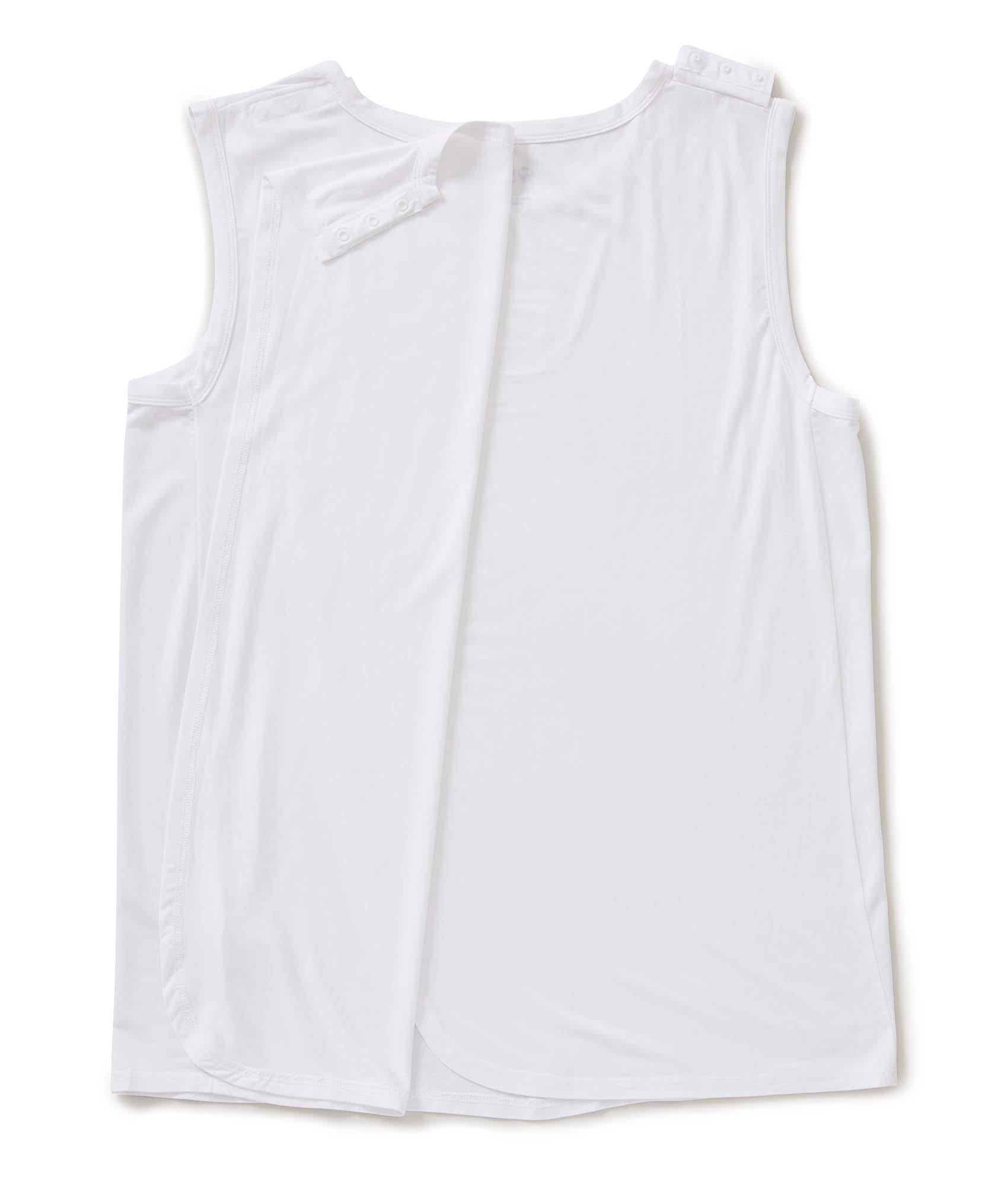 Mens Soft Modal Open Back Undervest - Clearance