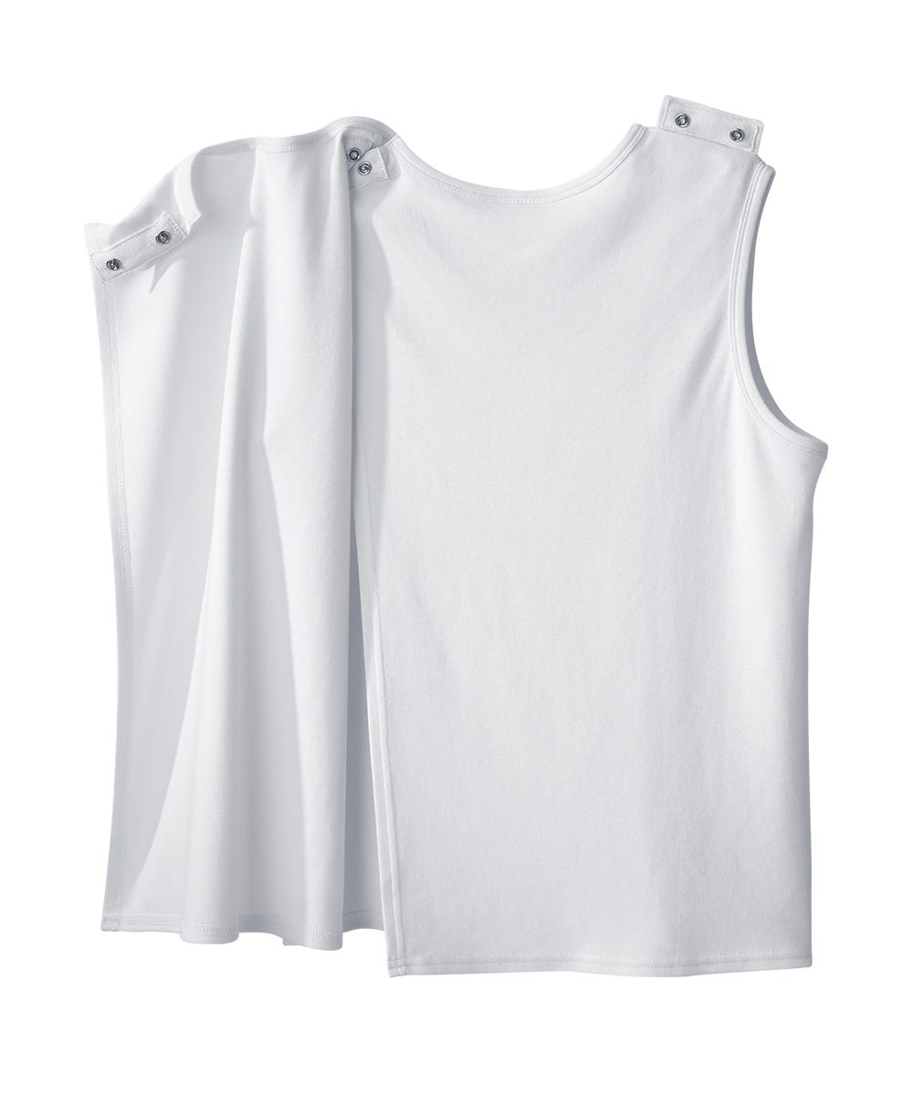 Mens Soft Modal Open Back Undervest