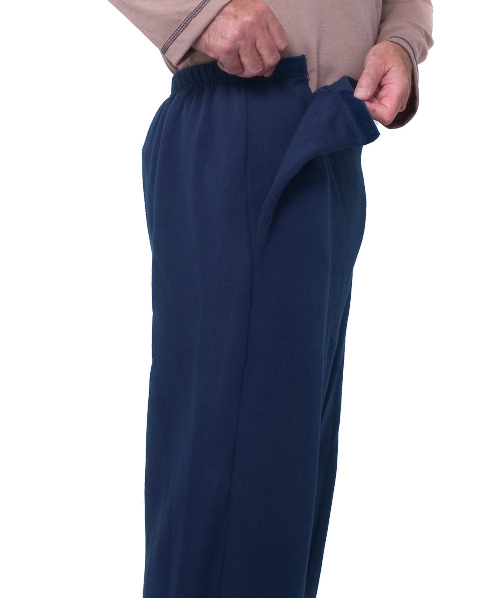 Men's Easy Touch Side Closure Fleece Pant
