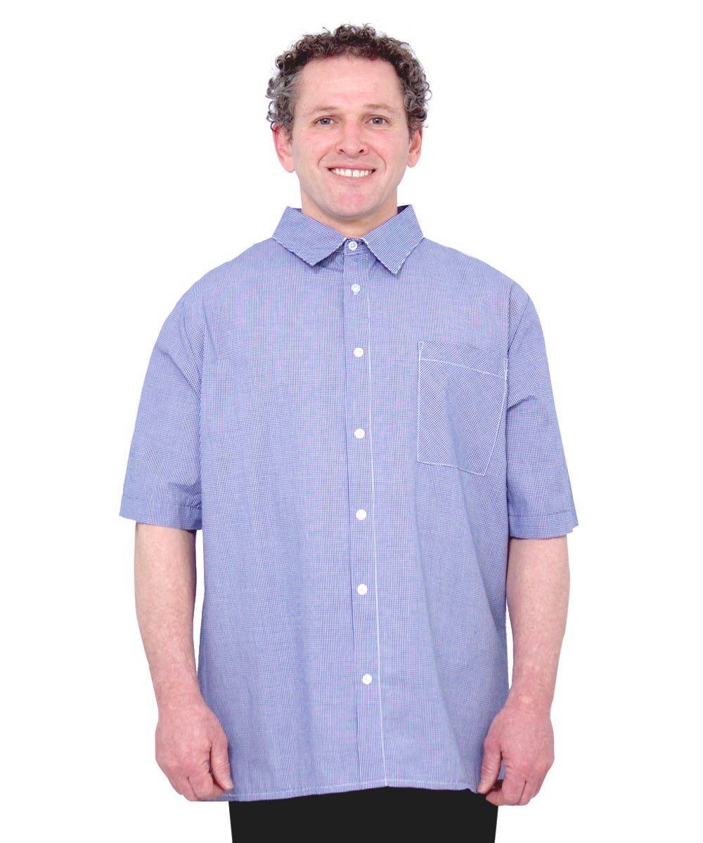 Men's Open Back Short Sleeve Shirt