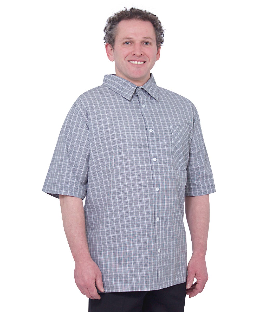 Men's Open Back Short Sleeve Shirt