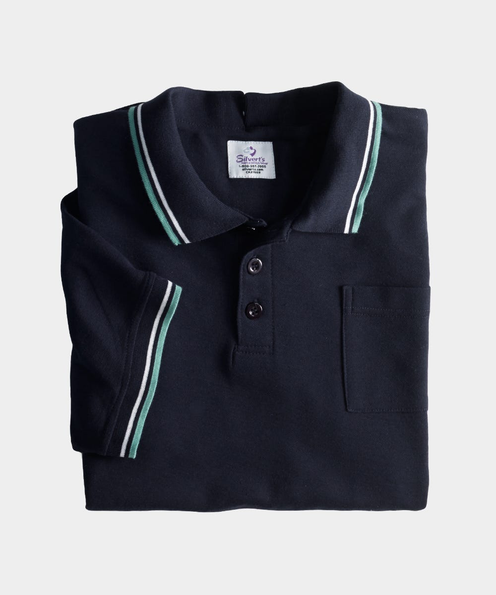 Handsome Adaptive Polo Shirt Tops - Clearance