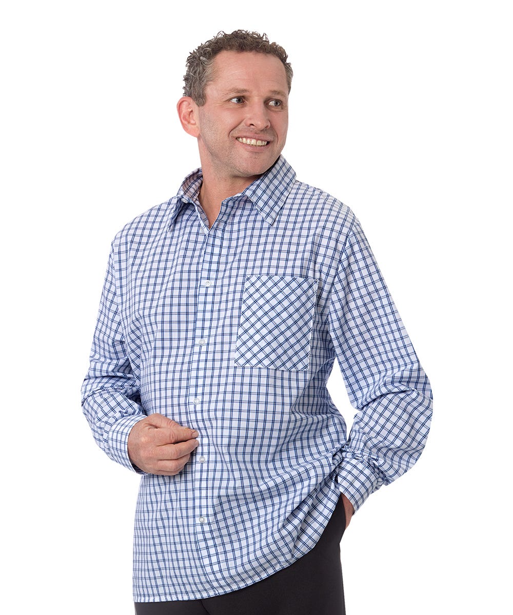 Men's Open Back Adaptive Sport Shirt