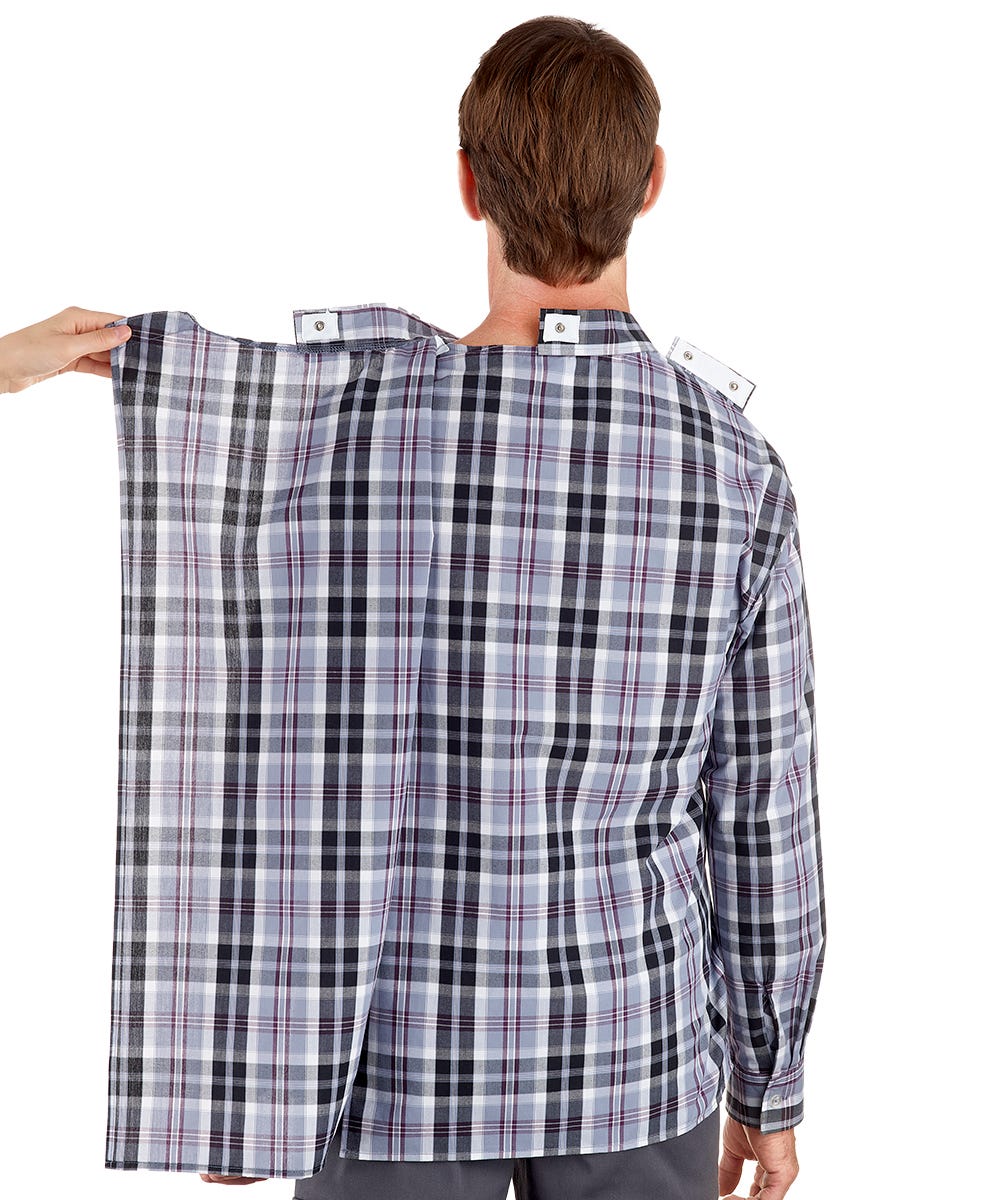 Men's Open Back Adaptive Sport Shirt