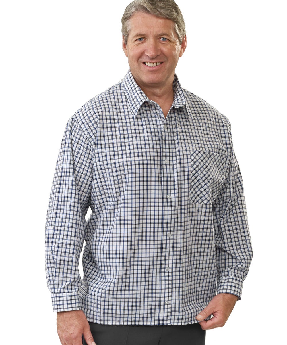 Men's Open Back Adaptive Sport Shirt