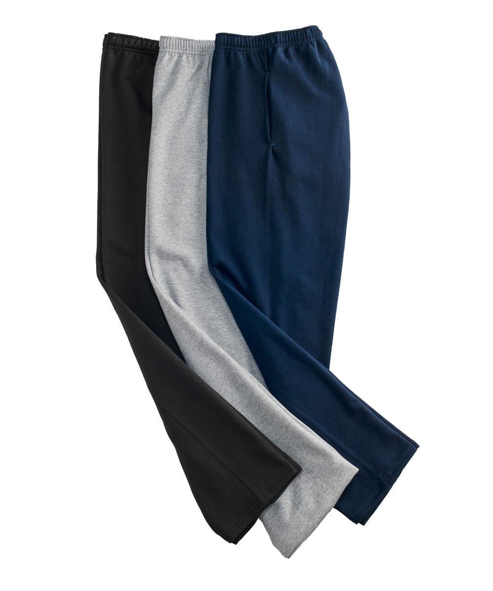 Men's Self Dressing Pull On Fleece Pant