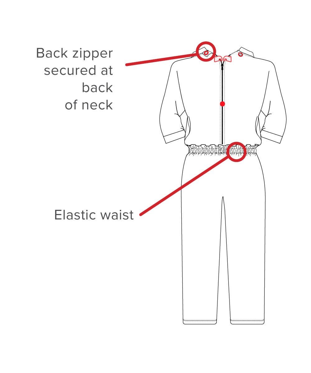 Men's Stay Dressed Jumpsuit with Short Sleeve Polo Shirt