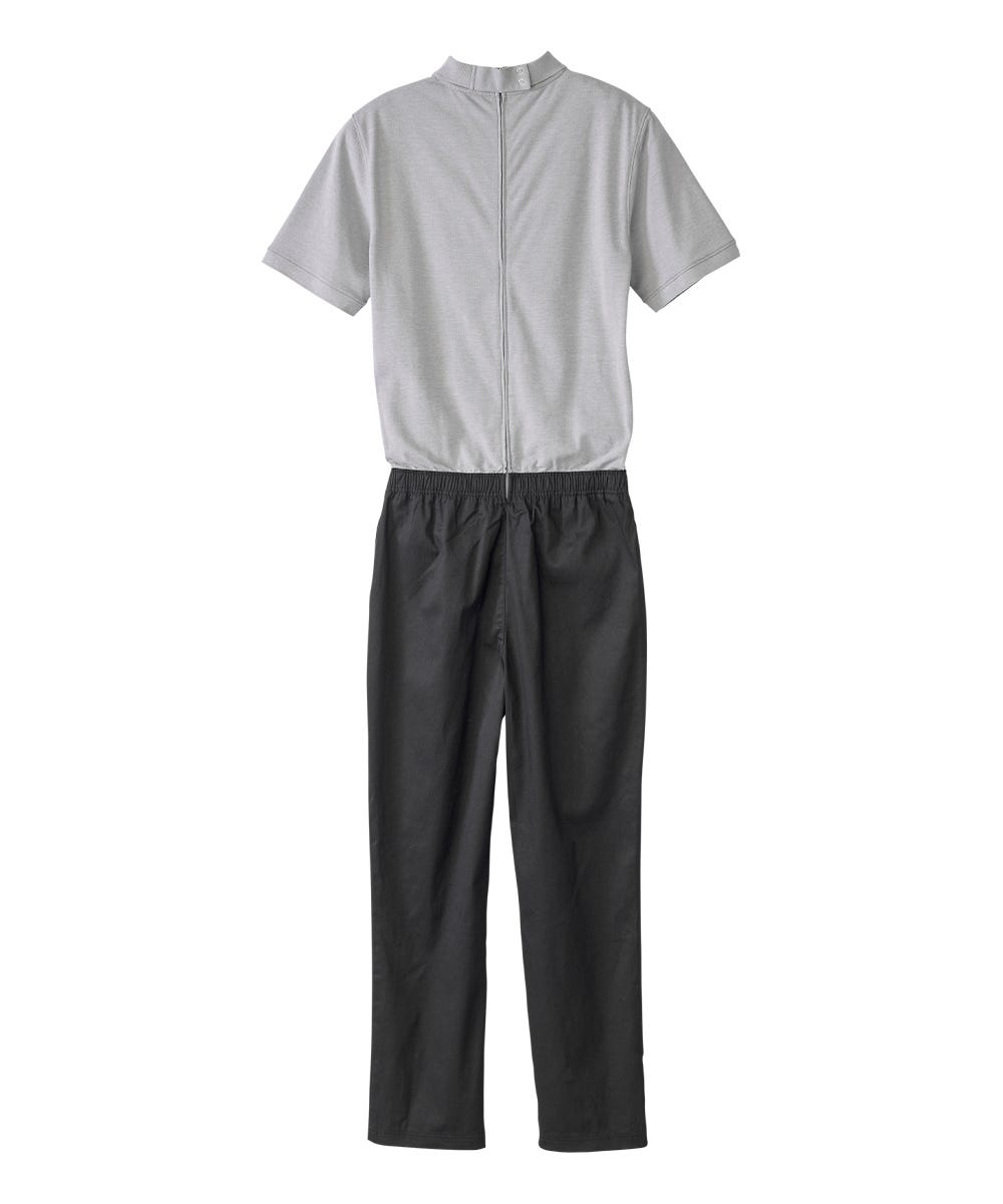 Men's Stay Dressed Jumpsuit with Short Sleeve Polo Shirt