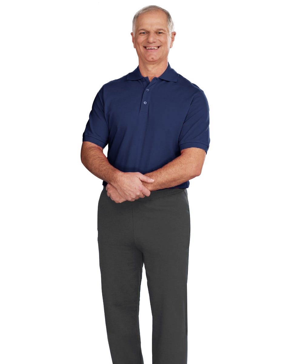 Men's Stay Dressed Jumpsuit with Short Sleeve Polo Shirt