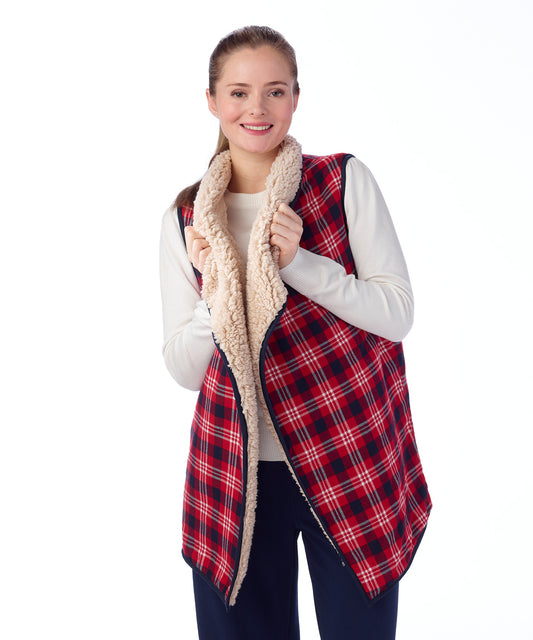 Women's Reversible Sleeveless Shrug