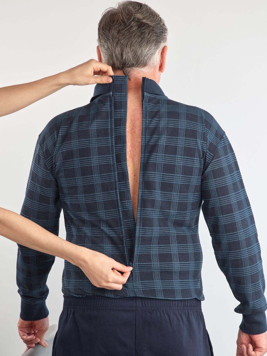 Men's Stay Dressed Jumpsuit with Long Sleeve Polo Shirt