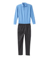 Men's Stay Dressed Jumpsuit with Long Sleeve Polo Shirt