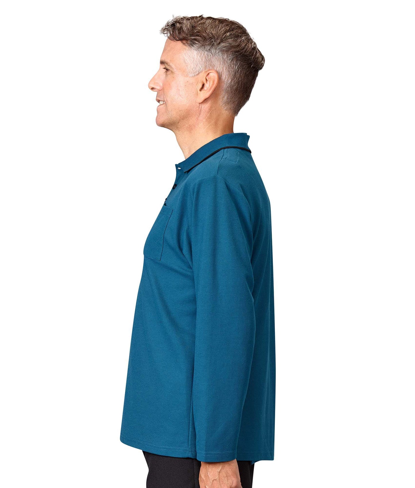 Men's Open Back Polo Shirt