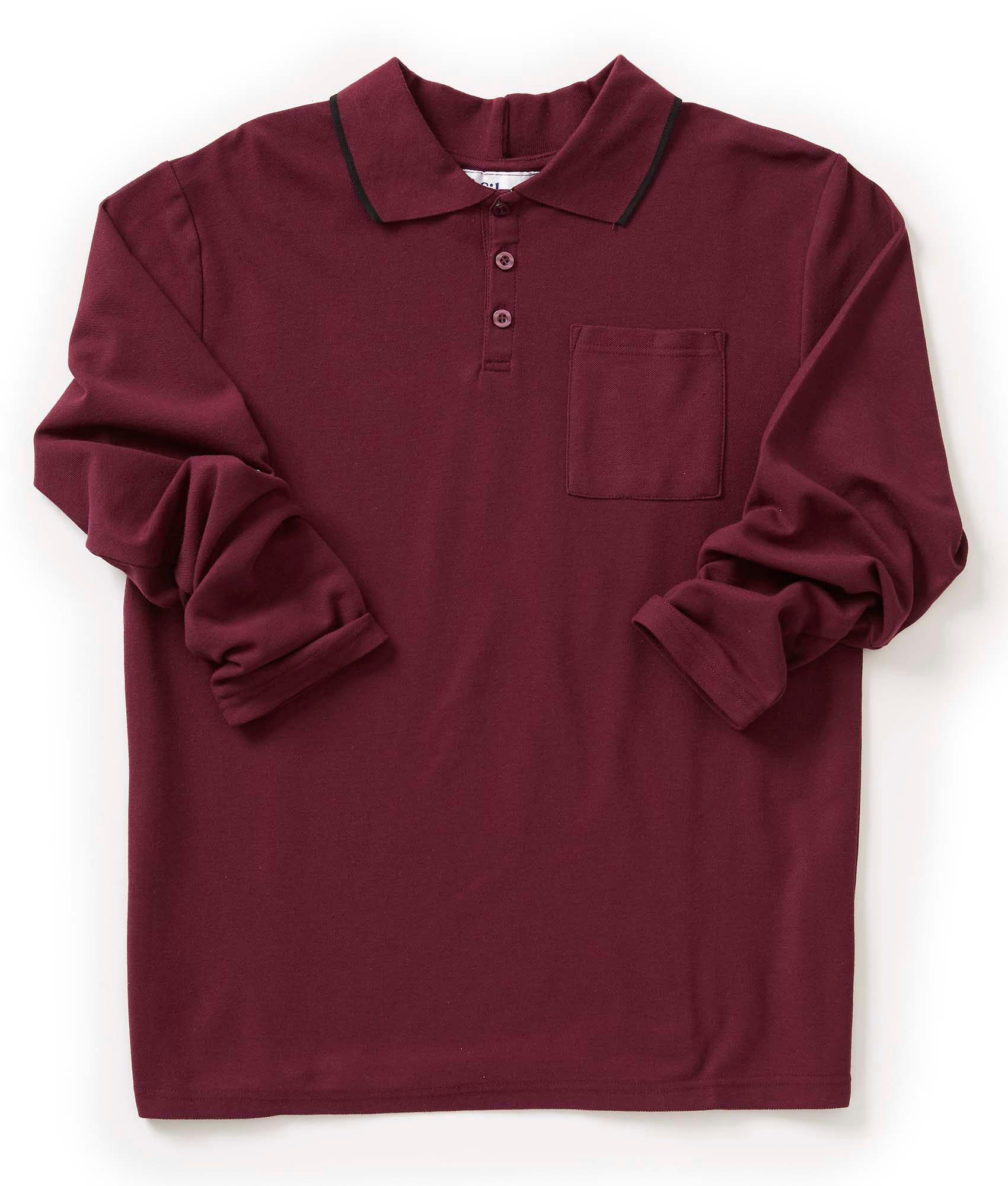 Men's Open Back Polo Shirt