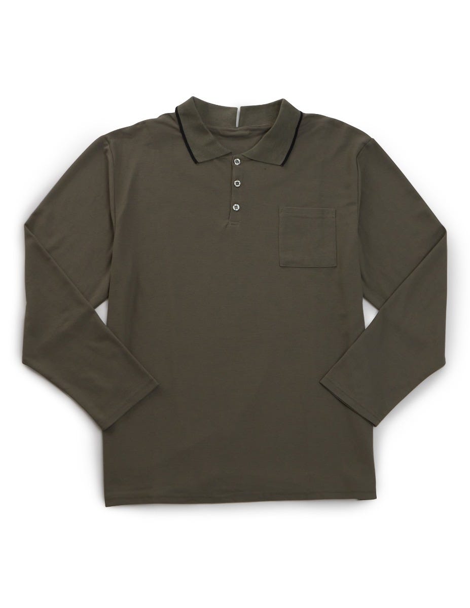 Men's Open Back Polo Shirt