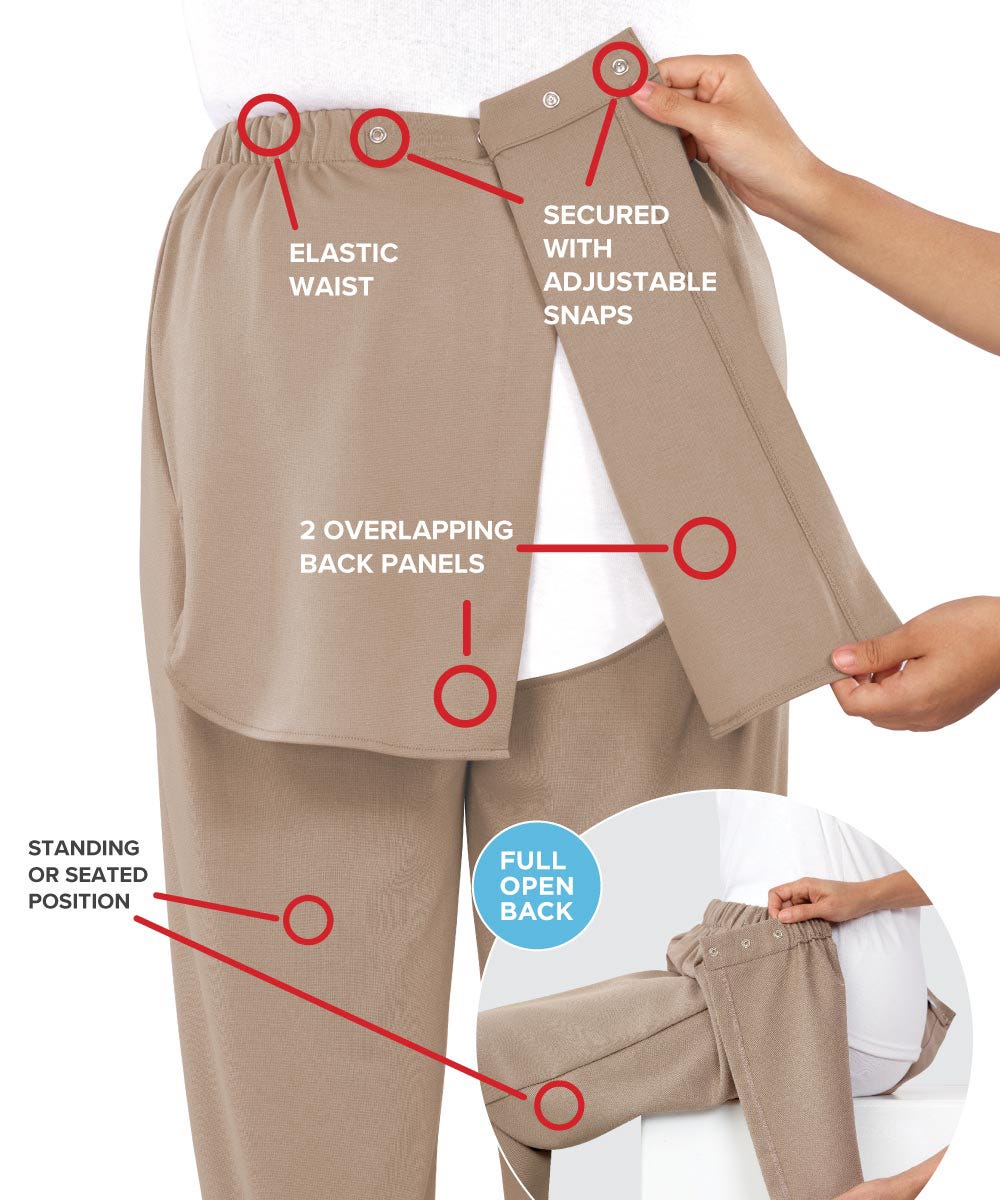Men's Open Back Polar Fleece Pant