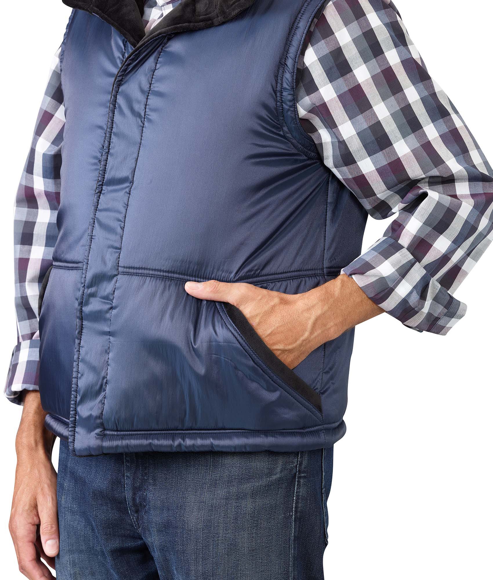 Men's Reversible Magnetic Front Vest - Clearance