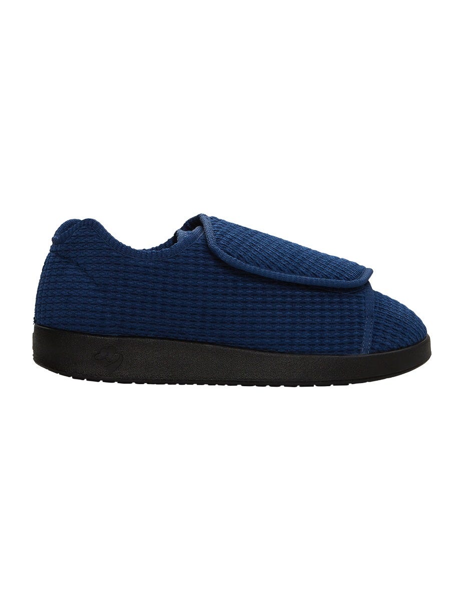 Men’s Slippers with Easy Closures – Adjustable Fit (Regular to Extra Wide)