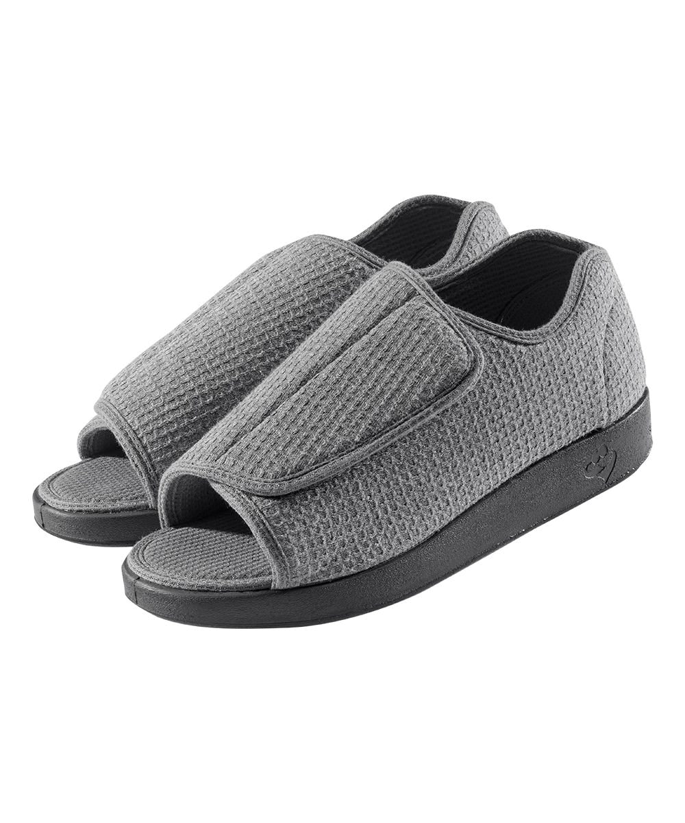 Shop Men's Extra-Wide Open Toe Slipper Online Silverts