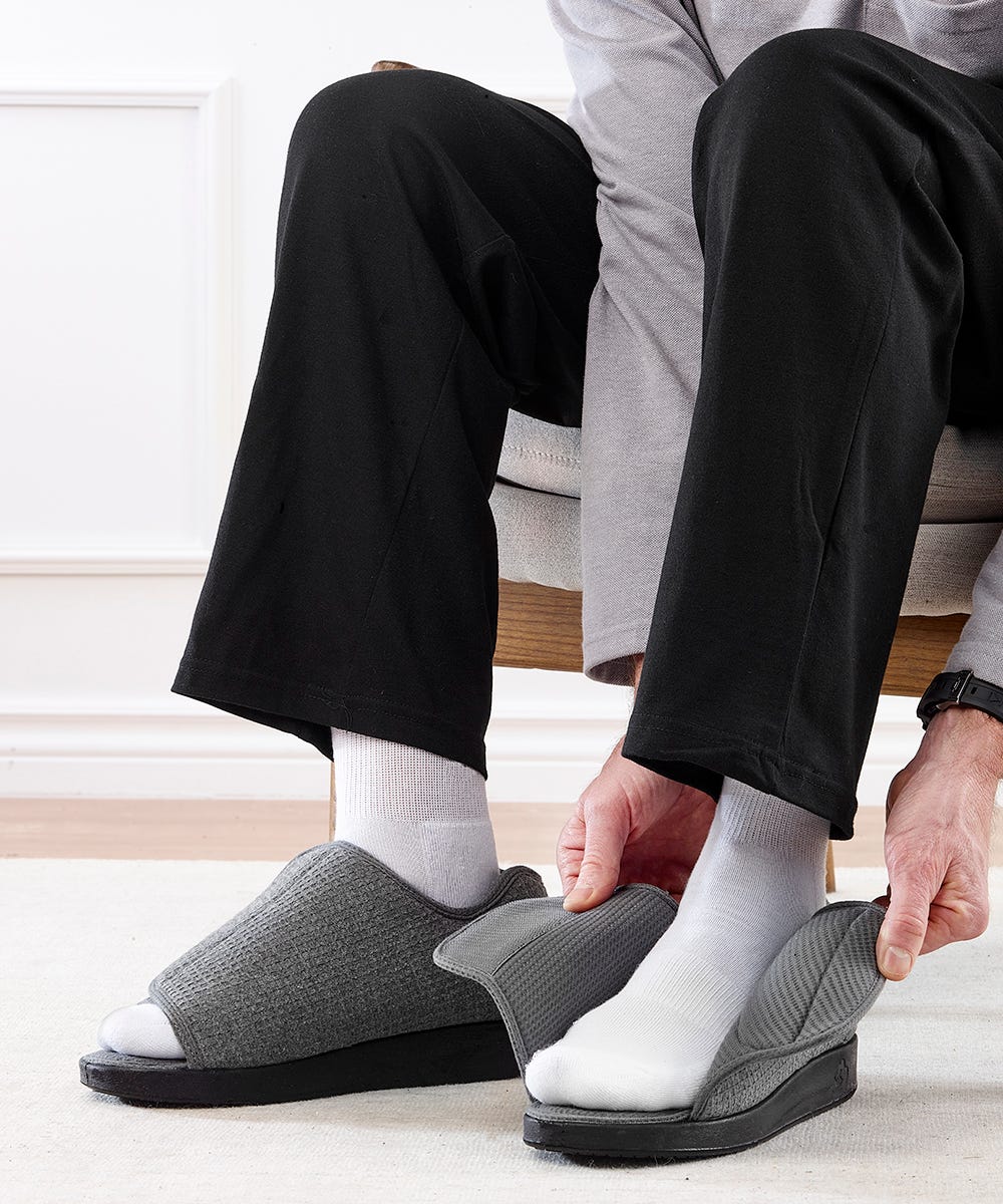 Shop Men s Extra Wide Open Toe Slipper Online Silverts shop-men-s-extra-wide-open-toe-slipper-online-silverts
