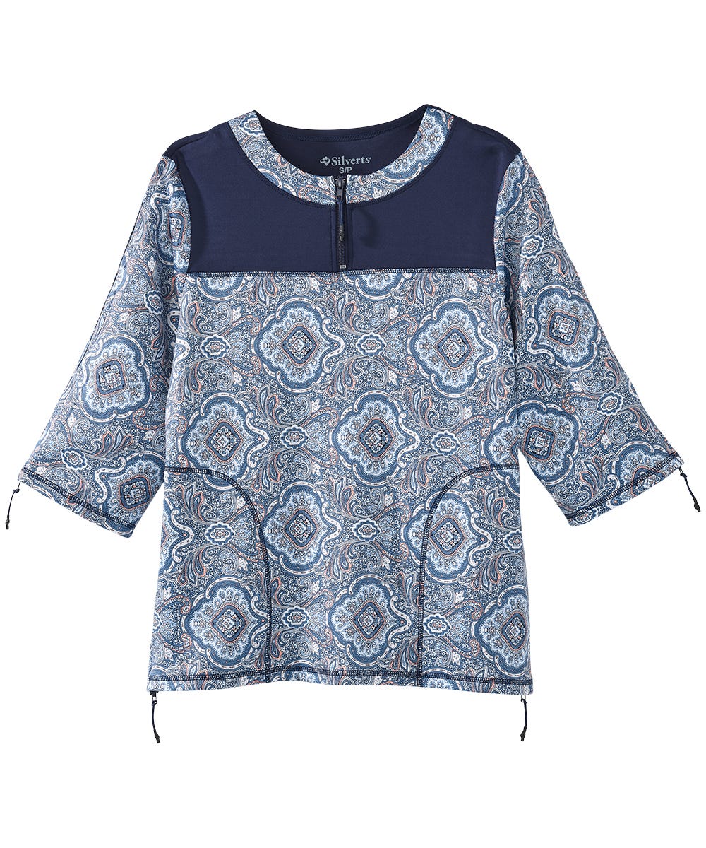 Women's Post Surgery 1/4 Zip Recovery Top