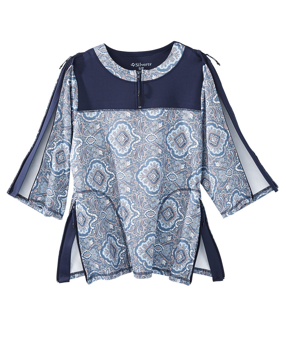 Women's Post Surgery 1/4 Zip Recovery Top