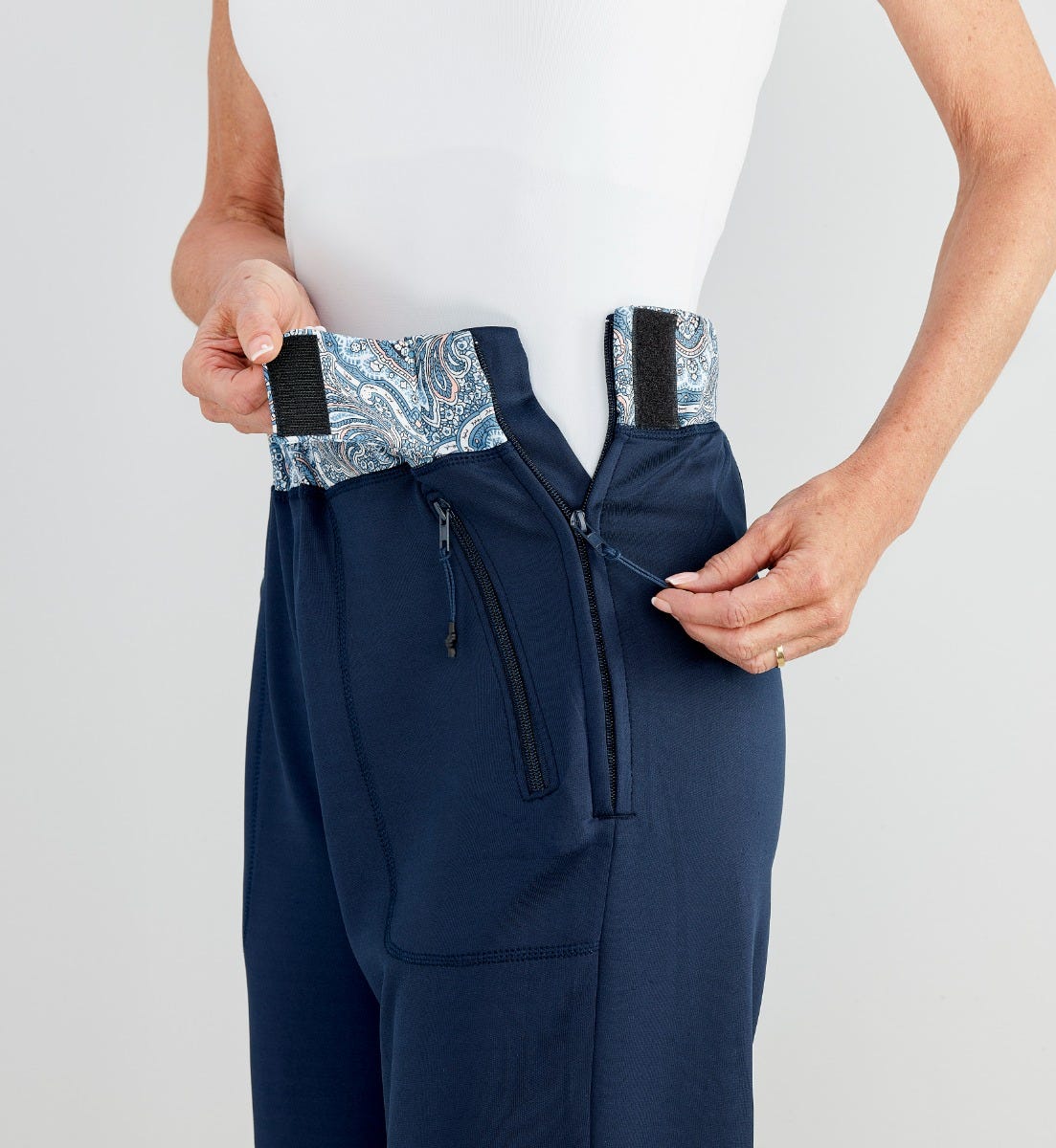 Women's Post Surgery Multi- Zip Recovery Pant