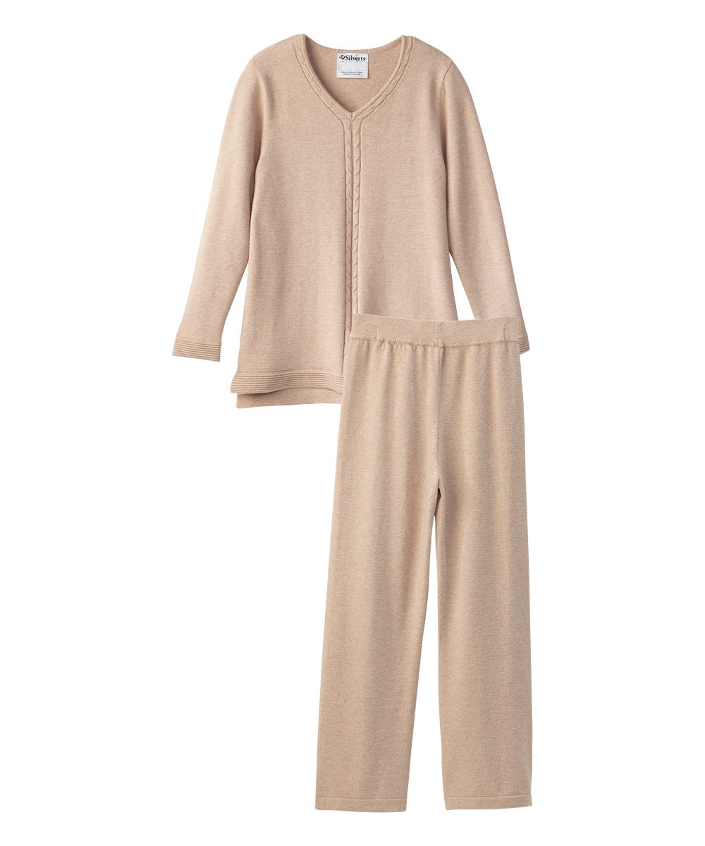 Women's Self Dressing Knit Tracksuit Set