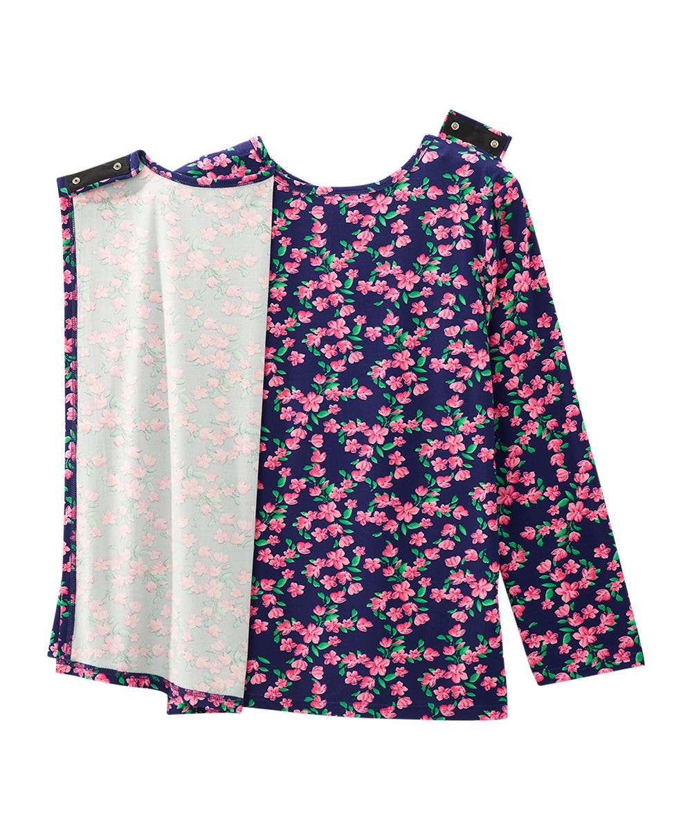 Women's Open Back Pleated Panel Top