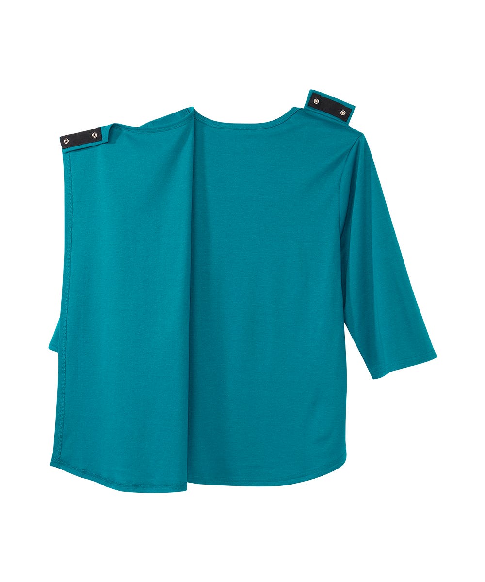 Women's Open Back Embroidered Flower Top
