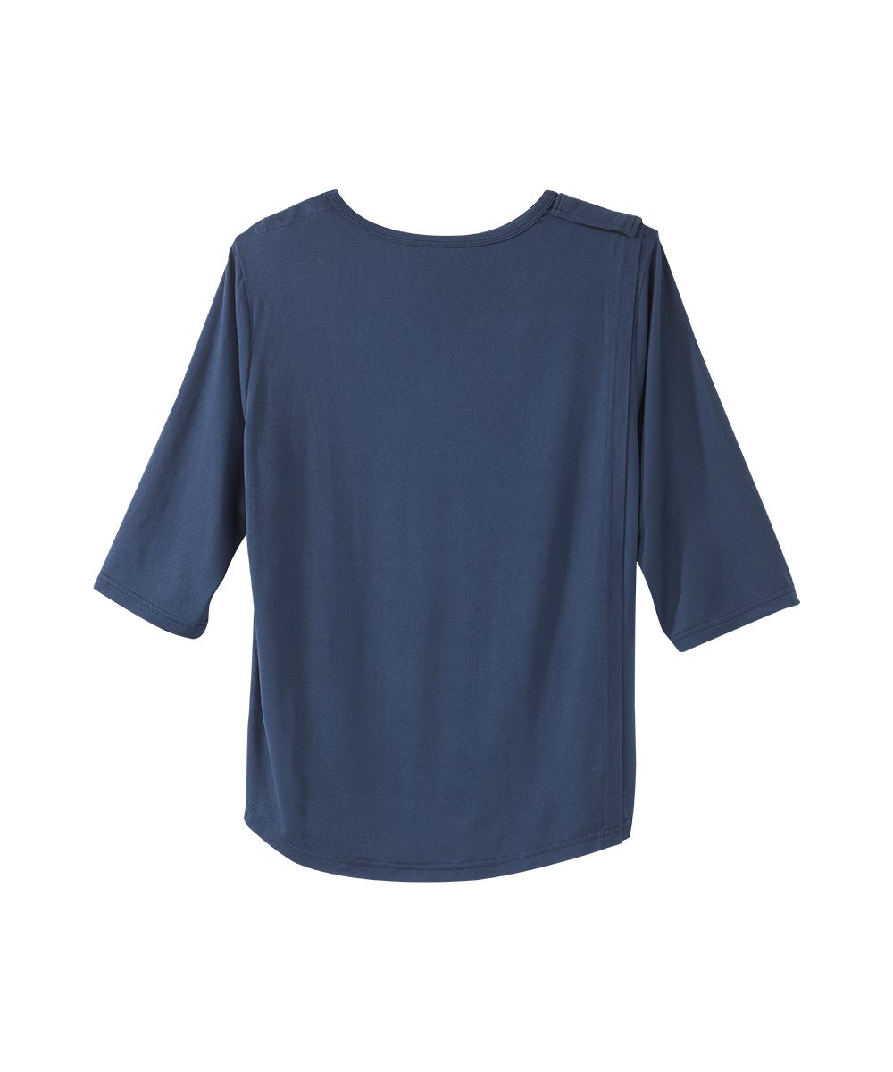 Women's Open Back V-Neck Embellished Top